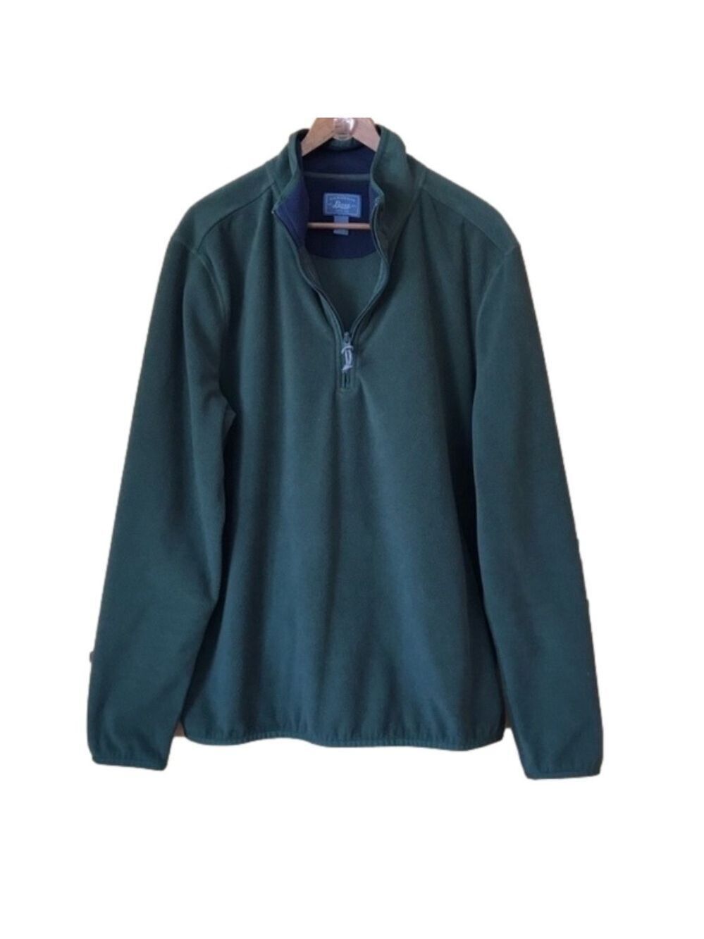 G.H. Bass & Co. quarter zip fleece pullover Men’s Large athletic athleisure